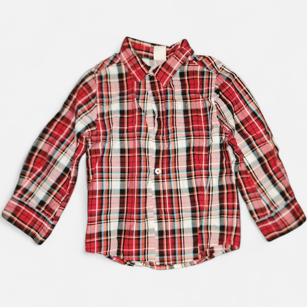 🖤Boys Size 4T Healthtex Button Down Shirt❤️ - Picture 1 of 5